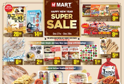 H Mart (West) Flyer December 27 to January 2