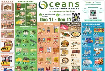 Oceans Fresh Food Market (Brampton) Flyer December 11 to 17