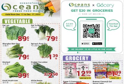 Oceans Fresh Food Market (Mississauga) Flyer December 11 to 17