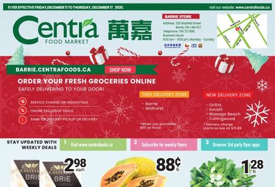 Centra Foods (Barrie) Flyer December 11 to 17