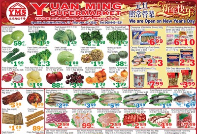 Yuan Ming Supermarket Flyer December 27 to January 2