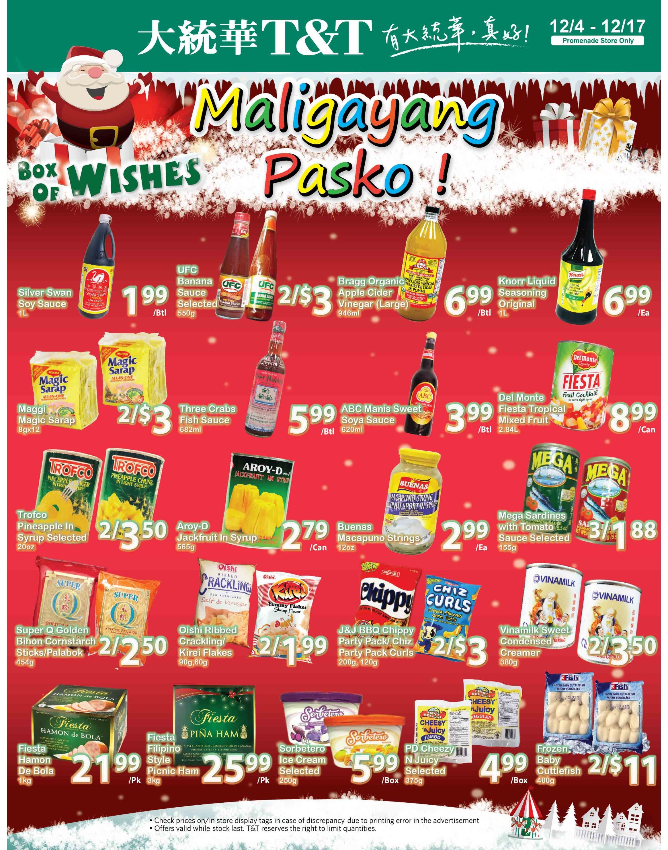 T&T Supermarket (GTA) Flyer December 11 to 17