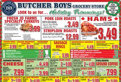 Butcher Boys Grocery Store Flyer December 11 to 24