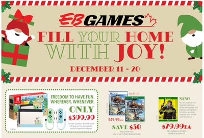 EB Games Flyer December 11 to 20
