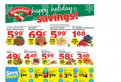 Hannaford (VT) Weekly Ad Flyer December 13 to December 19