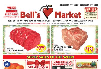 Bell's Market Weekly Ad Flyer December 11 to December 17, 2020