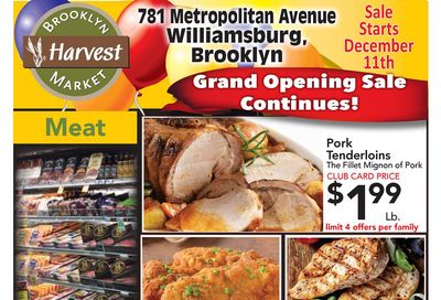 Brooklyn Harvest Market Weekly Ad Flyer December 11 to December 17, 2020