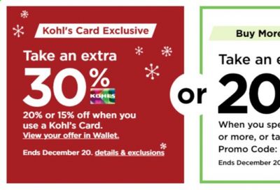 Kohl's Weekly Ad Flyer December 11 to December 18