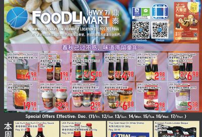 FoodyMart (HWY7) Flyer December 11 to 17