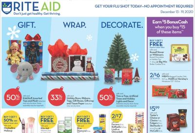 RITE AID Weekly Ad Flyer December 13 to December 19