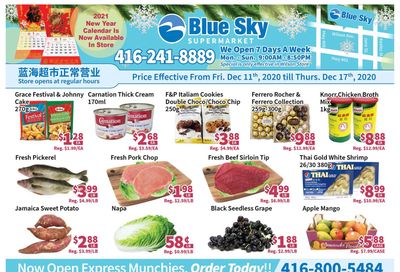 Blue Sky Supermarket (North York) Flyer December 11 to 17