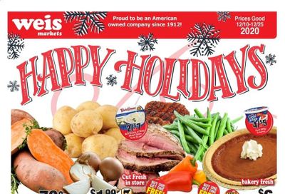 Weis Weekly Ad Flyer December 10 to December 25