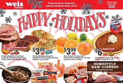 Weis Weekly Ad Flyer December 10 to December 17