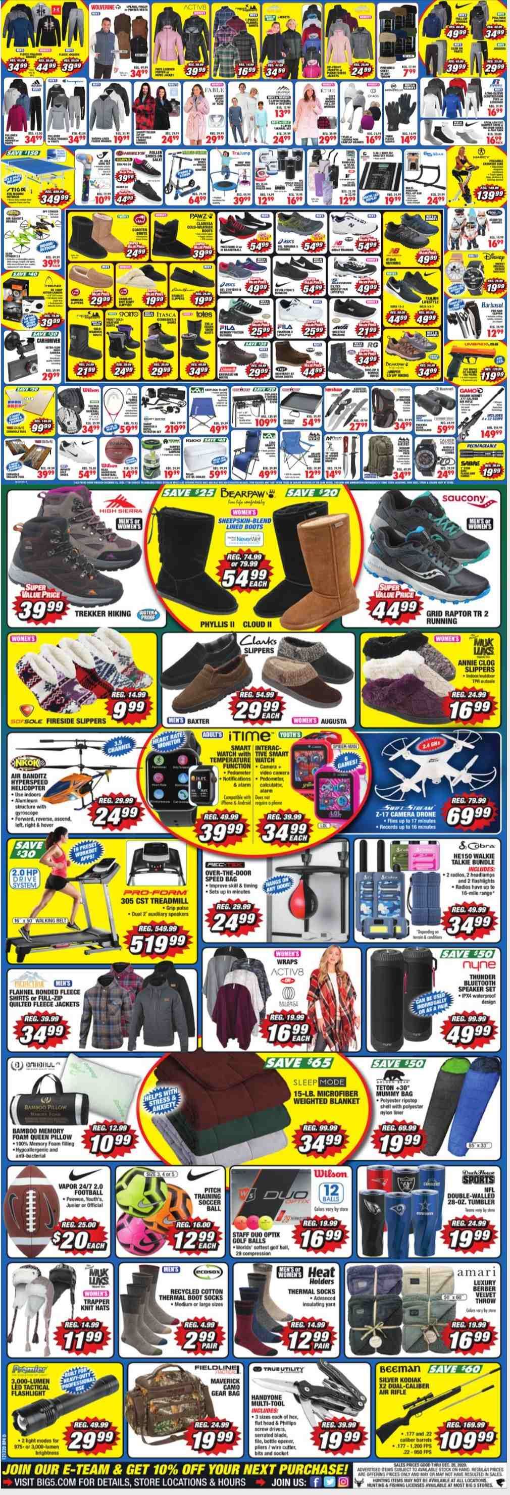 Big 5 Weekly Ad Flyer December 13 to December 26
