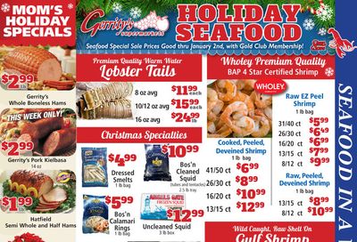 Gerrity's Supermarket Holiday Weekly Ad Flyer December 13 to December 19, 2020