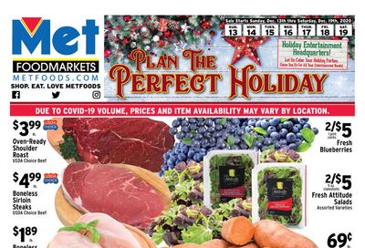 Met Foodmarkets Holiday Weekly Ad Flyer December 13 to December 19, 2020