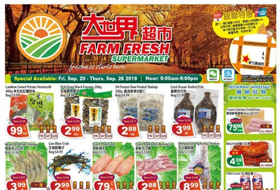 Farm Fresh Supermarket Flyer September 20 to 26