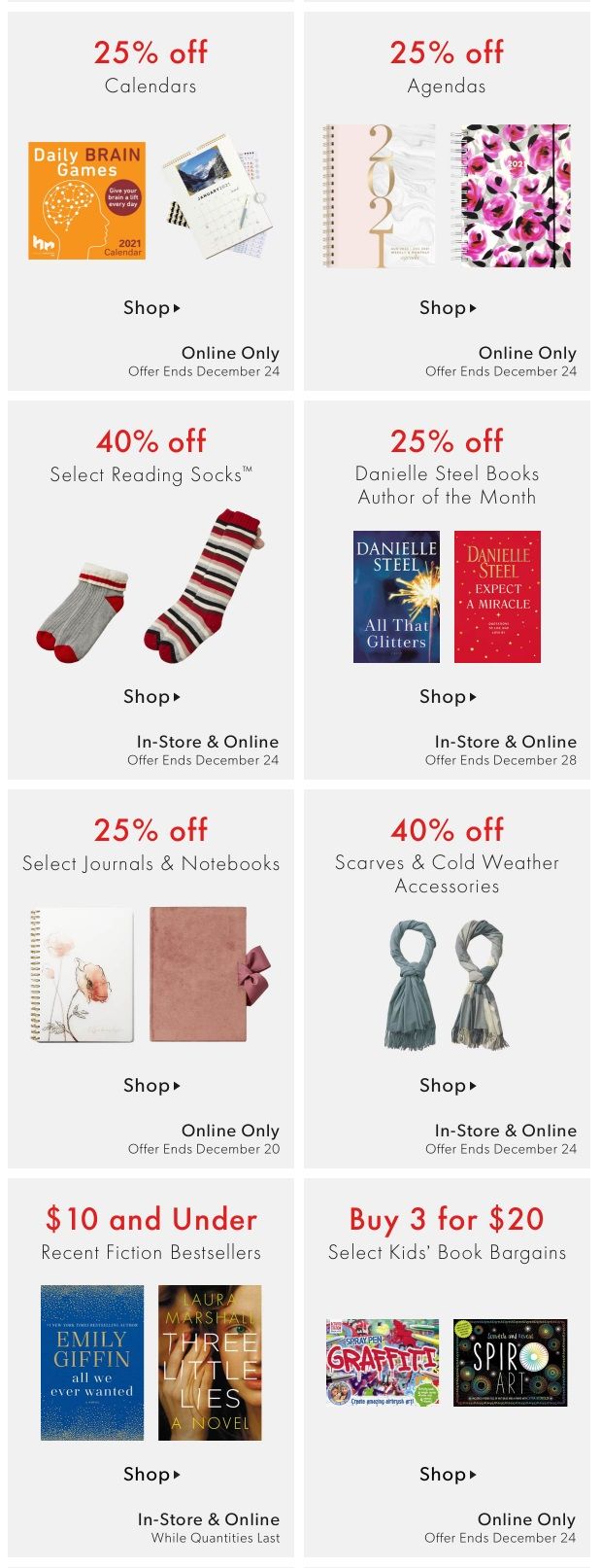 Chapters Indigo Online Deals of the Week December 14 to 20