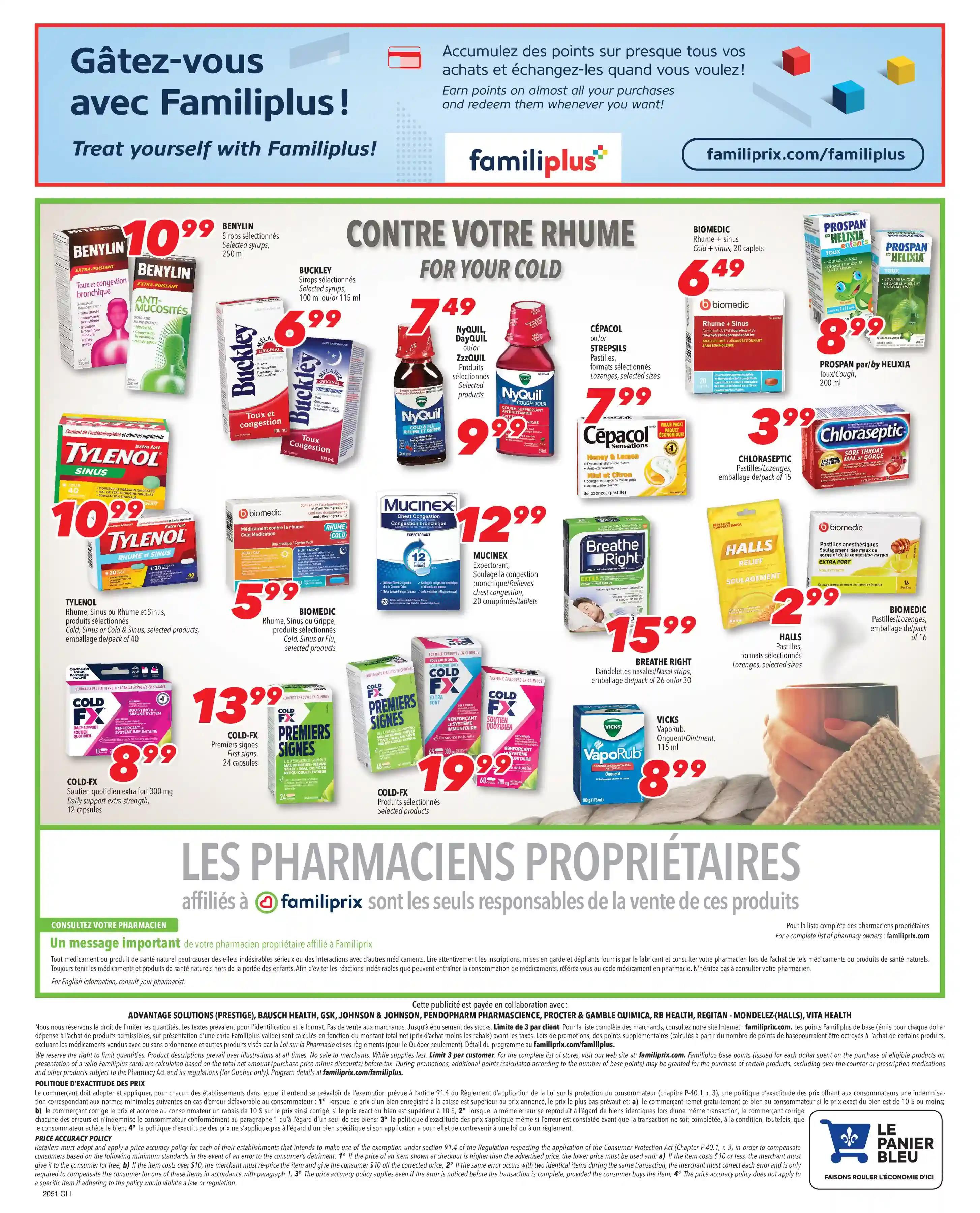Familiprix Clinique Flyer December 17 to 23