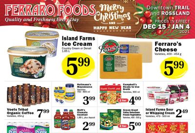 Ferraro Foods Flyer December 15 to January 4