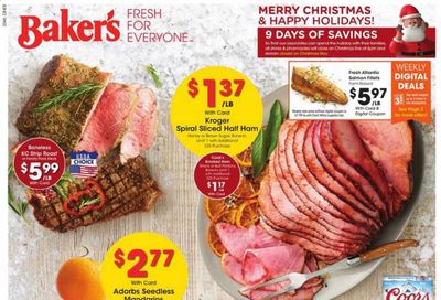 Baker's Weekly Ad Flyer December 16 to December 24