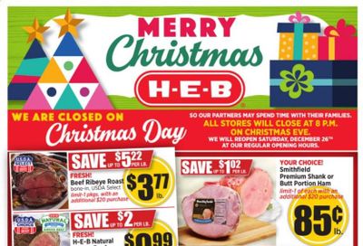 H-E-B (TX) Weekly Ad Flyer December 16 to December 24