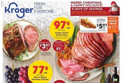 Kroger (GA, IL, LA, MI, OK, SC, TN, TX, VA) Weekly Ad Flyer December 16 to December 24