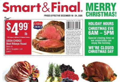 Smart & Final (AZ, CA, NV) Weekly Ad Flyer December 16 to December 24