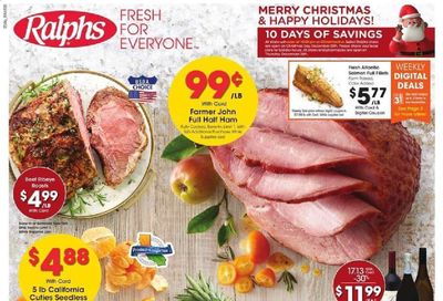 Ralphs (DC, DE, FL, GA, MD, NC, SC, VA) Weekly Ad Flyer December 16 to December 25