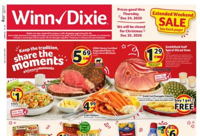 Winn Dixie (AL, FL, GA, LA, MS) Weekly Ad Flyer December 16 to December 24