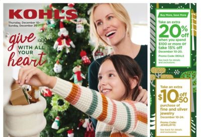 Kohl's Weekly Ad Flyer December 10 to December 20