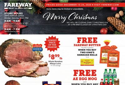 Fareway (IA, IL, MN, MO, NE, SD) Weekly Ad Flyer December 15 to December 24