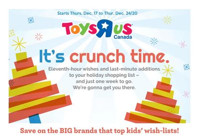 Toys R Us Flyer December 17 to 24