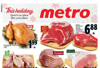 Metro (ON) Flyer December 17 to 24