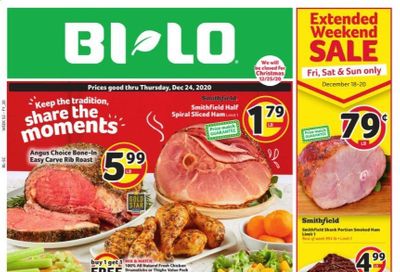 BI-LO Weekly Ad Flyer December 16 to December 24