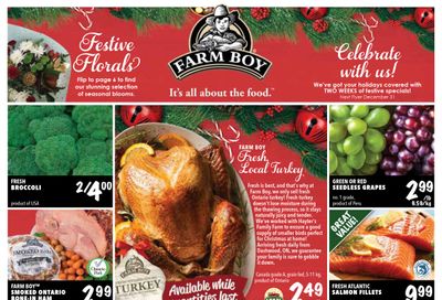 Farm Boy Flyer December 17 to 30