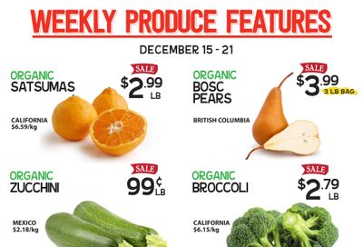 Pomme Natural Market Flyer December 15 to 21