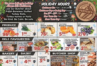 Pepper's Foods Flyer December 15 to 21