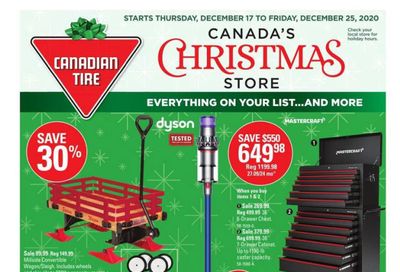 Canadian Tire (ON) Flyer December 17 to 25