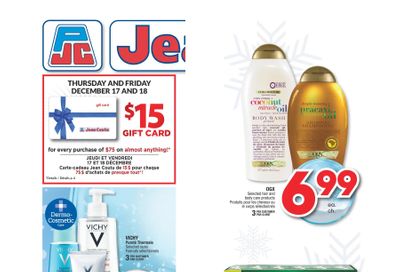 Jean Coutu (NB) Flyer December 18 to 24