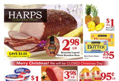 Harps Food Stores Christmas Holiday Weekly Ad Flyer December 16 to December 24, 2020