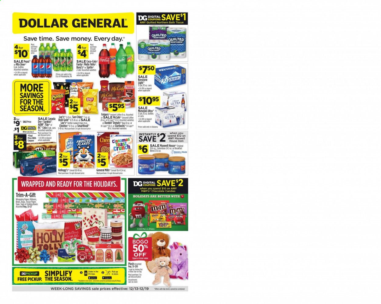 Dollar General (AL) Weekly Ad Flyer December 13 to December 19