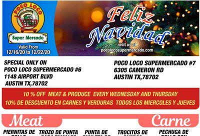 Poco Loco Navidad Christmas Holiday Weekly Ad Flyer December 16 to December 22, 2020