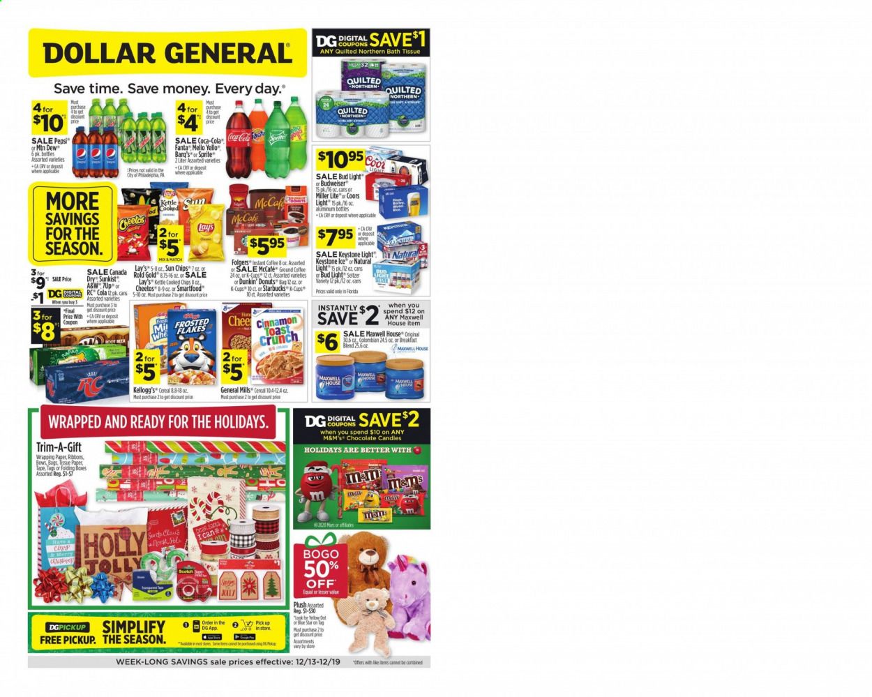 Dollar General (FL) Weekly Ad Flyer December 13 to December 19