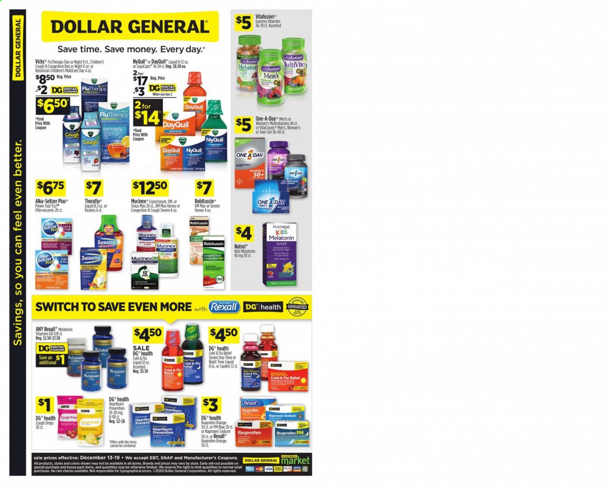 Dollar General (FL) Weekly Ad Flyer December 13 to December 19