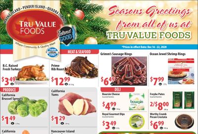 Tru Value Foods Flyer December 16 to 22