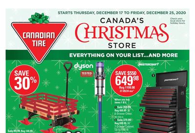 Canadian Tire (West) Flyer December 17 to 25