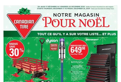 Canadian Tire (QC) Flyer December 17 to 25