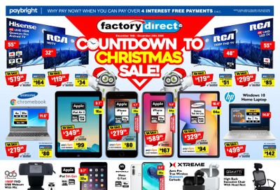 Factory Direct Flyer December 16 to 24