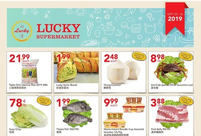 Lucky Supermarket (Edmonton) Flyer September 20 to 26